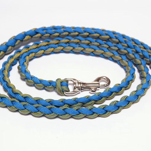 注文製作 送料無料 4本編みパラシュートコードリード 150センチ