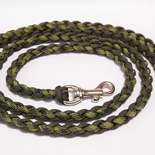 注文製作 送料無料 4本編みパラシュートコードリード 150センチまで