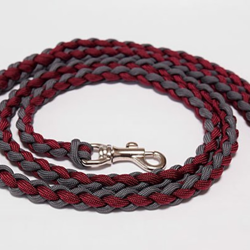 注文製作 送料無料 4本編みパラシュートコードリード 150センチまで