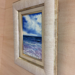『青い海、青い空』油絵 3枚目の画像