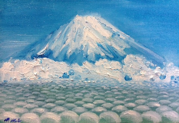 『富士山』油絵 1枚目の画像