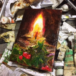 現代アート 馬の油彩画33✖️24 a1fed999cd85149113f3a4b2d6be18