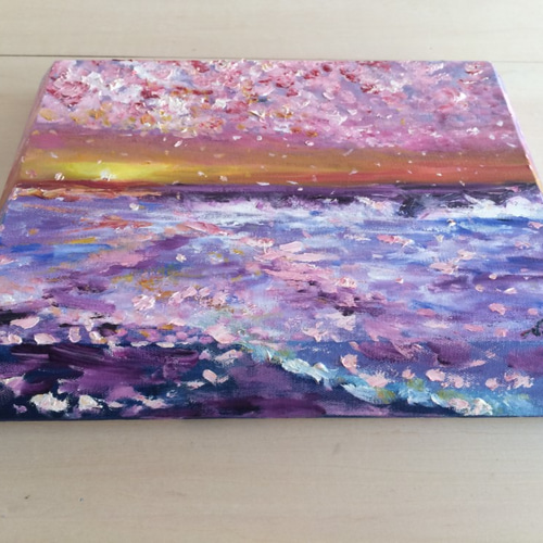 さくら雲ー立体ー』油絵 絵画 アトリエ風の通☆Etsuki Misu 通販 さくら雲ー立体ー』油絵 絵画 アトリエ風の通☆Etsuki Misu 通販