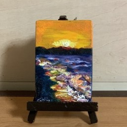 三十三観音『遊戯観音』油絵 絵画 アトリエ風の通☆Etsuki Misu 通販