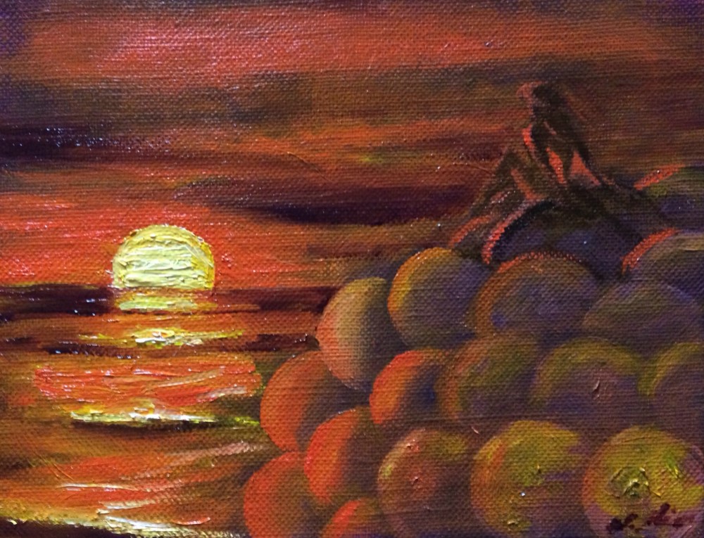 ルネサンス時代の油絵風アート