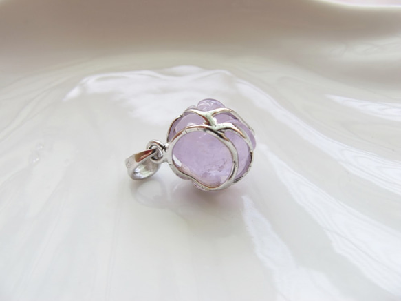 【只為愛情】紫水晶 x 925銀飾【原件寄出】-二月誕生石項鍊系列 第4張的照片
