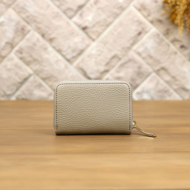 【トープ】上品かつ高級感のある佇まいに仕上げた多機能に使えるマルチケース/ミニ財布【ユニセックス】