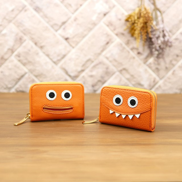 [橘色] 想向某人展示的 Monster 多用包/迷你錢包/卡包 [Monster ver.] 第3張的照片