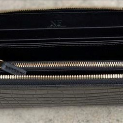 一等級ナイルクロコダイルレザーを使用したラウンド型長財布　「内装もフルレザー」 4枚目の画像