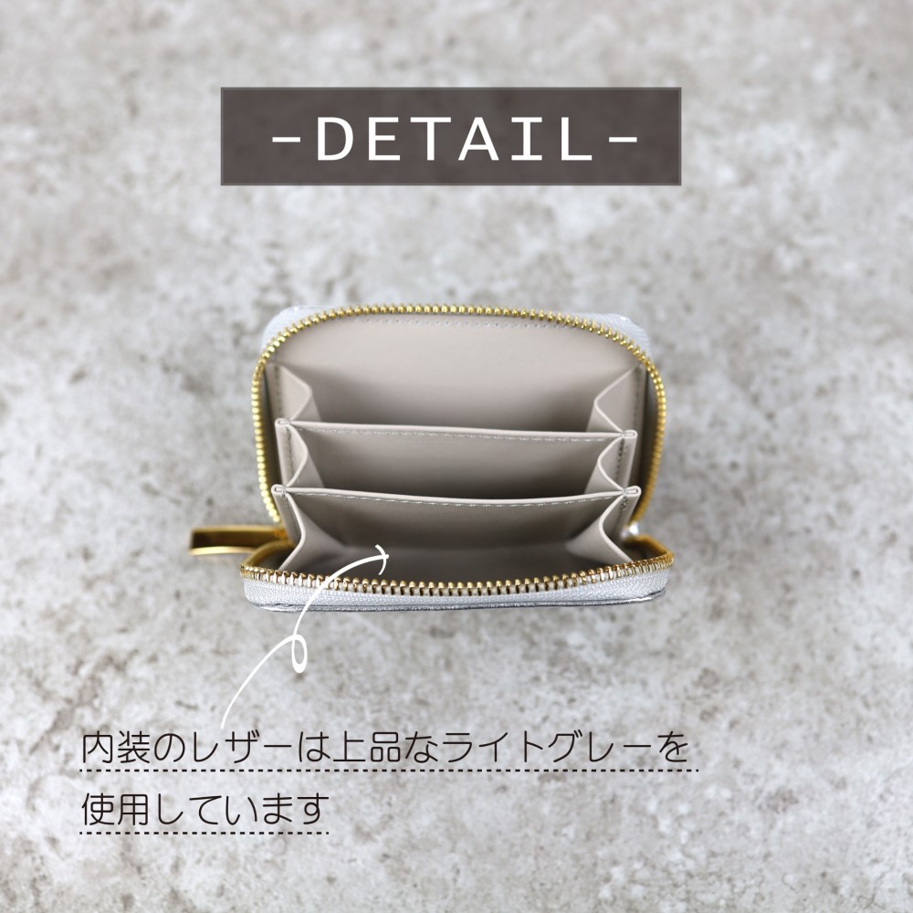 【パイソンオレンジ】ダイヤモンドパイソンレザー思わず誰かに見せたくなるモンスターマルチケース/ミニ財布【パイソン】