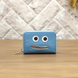 [藍色] 讓你微笑的 Monster 多用包/迷你錢包/卡包 [微笑版] 第1張的照片