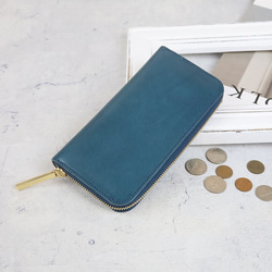 再販！ミナペルホネン 財布 タンバリン 長財布 財布 グリーン 長財布