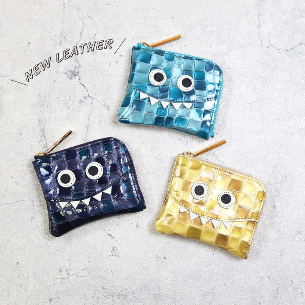 【ステンドモンスターmini/ゴールド】ジュエリーのように輝くステンドグラス/思わず誰かに見せたくなるモンスターミニL字