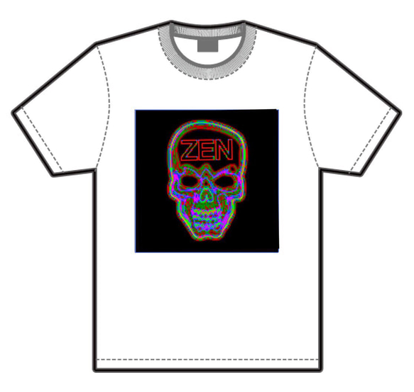 送料無料 完全オリジナルブランド ZEN Tshirt 受注受付中 2枚目の画像