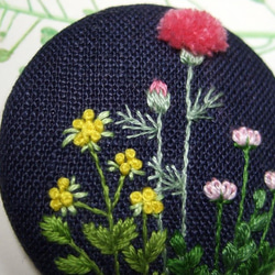 ラベンダー手刺繍ブローチ ブローチ さくらさくら 通販 3948822