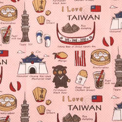 I Love Taiwan（I LoveTaiwan）。台湾の特徴的なパターン手作りのヘッドバンド/クロスヘッドバンド/ワイドヘ 5枚目の画像