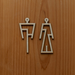 [Sukima.＋MOVE] 圖片標誌/廁所標誌框架 第1張的照片