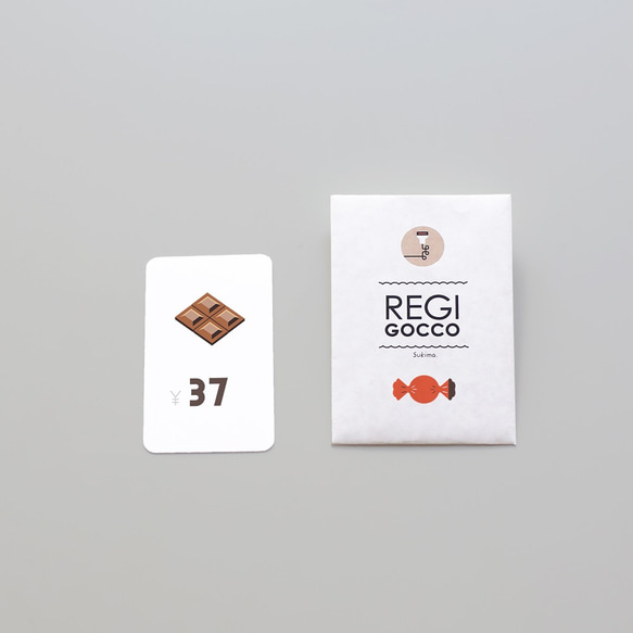 regi gocco card SNACK / レジごっこカード　おかし 1枚目の画像