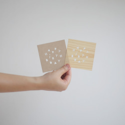 die-cut card 「Happy Birhday」/ 型抜きカード 「ハッピーバースデー」 2枚目の画像