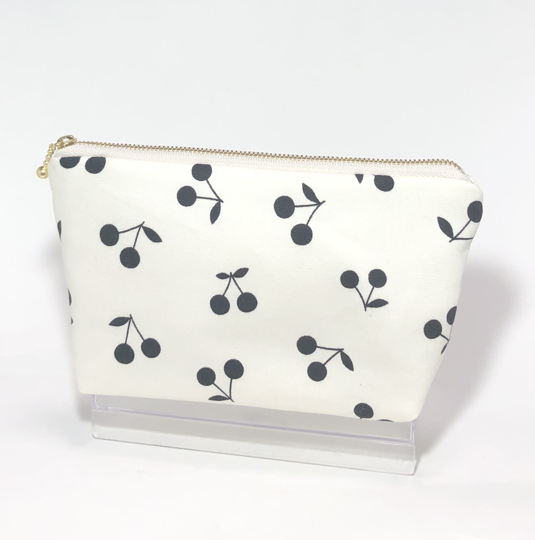 FEILER SONIA RYKIEL タグ付き新品　ポーチ　さくらんぼ　総柄 FEILER SONIA RYKIEL タグ付き新品ポーチさくらんぼ総柄