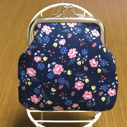 花柄がま口財布 2枚目の画像