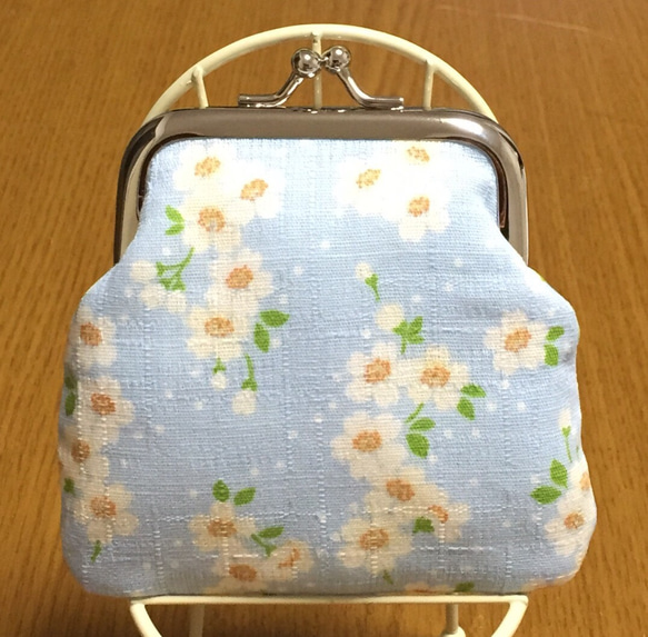 花柄がま口財布 2枚目の画像