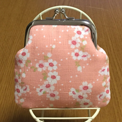 花柄がま口財布 2枚目の画像