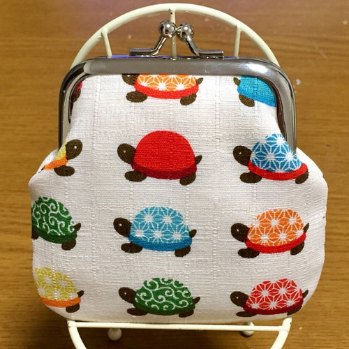 かめ柄がま口財布 がま口 SUMISUMI48 通販 4556782｜Creema