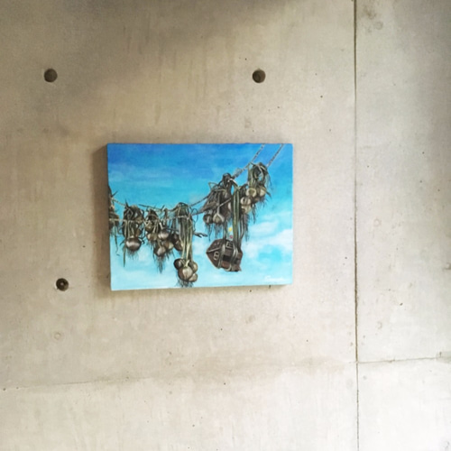 油絵』玉ねぎの家 絵画 Saachi Art 通販 5087012｜Creema(クリーマ)