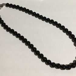黒真珠風 ネックレス 再販×6    冠婚葬祭 1枚目の画像