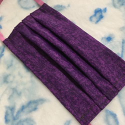 鋁飾布裳兔 上開式可放濾片防潑水布口罩 防禦再升級 紫色單寧 第1張的照片