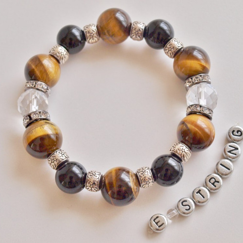 金運アップ！お守りに！ゴツいメンズブレスレット✩ ブレスレット e