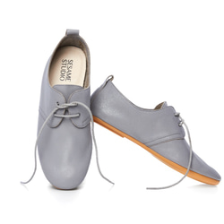 We Love Derby- Leather Women ShoesElephantGrey 2枚目の画像