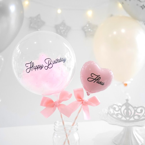 誕生日 飾り 名前入り 羽 バルーン 100 フォトプロップス ハーフ