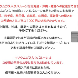 【送料無料】選べるメッセージファンストリング クリアバルーン 誕生日 バースデー ハーフ  ギフト 結婚祝い 出産祝い 7枚目の画像