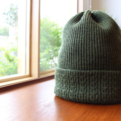 “ 100％羊毛”保暖針織帽 第10張的照片