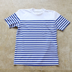 【メンズ】border short-sleeve shirts〔SOT15〕 4枚目の画像