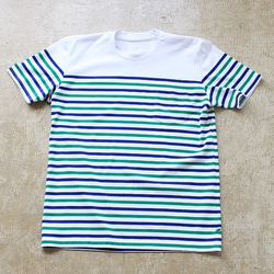 【メンズ】border short-sleeve shirts〔SOT15〕 5枚目の画像