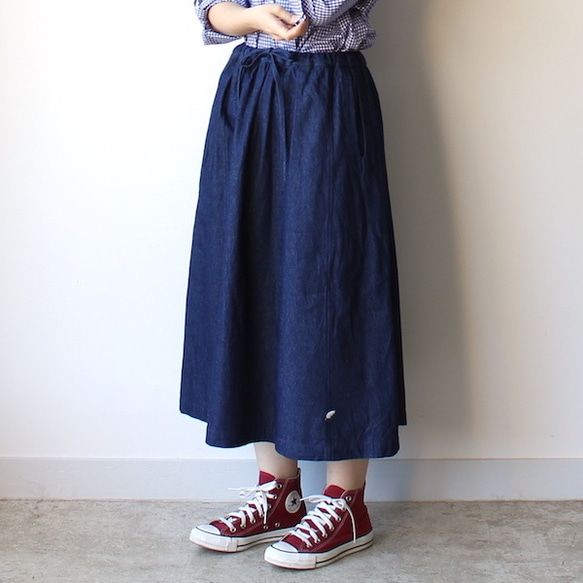 【レディース】denim skirt 4枚目の画像