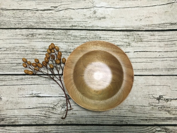 [木城工坊]原木木作深型盤 (食器/器皿/餐具/盤子/木製盤) 第4張的照片