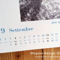 イタリア語のモノクロームカレンダー 2016　ライカレンズの写真を集めて 3枚目の画像