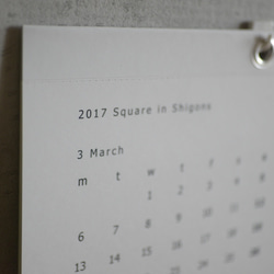 【始まり月ご指定可】Square in Shigons /Calendar 4枚目の画像