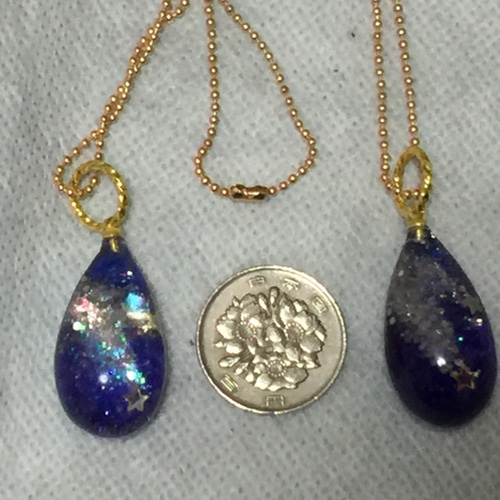 ティアマト彗星 ペンダント ネックレス・ペンダント blue purple