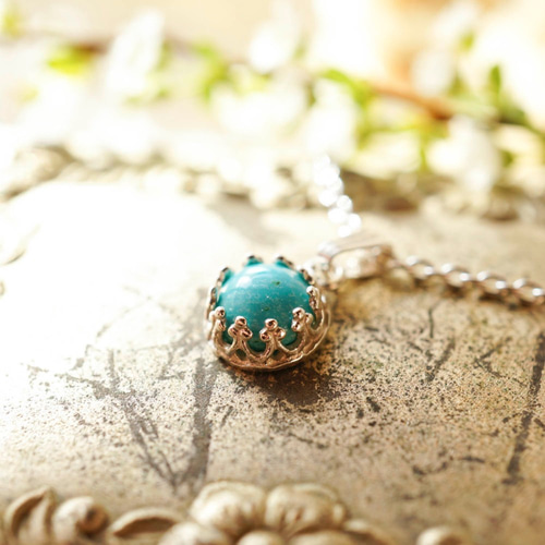 Silver 925 キングマンターコイズ シルバー ネックレス 原石 【公式通販】