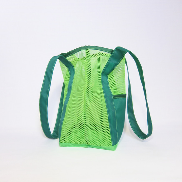 環保袋子袋網袋（綠色） 第3張的照片