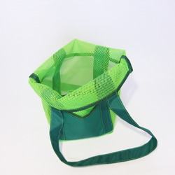 環保袋子袋網袋（綠色） 第5張的照片
