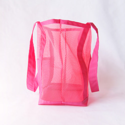環保袋子袋網袋（粉紅色） 第3張的照片
