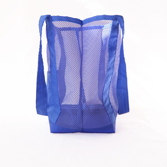 環保袋子袋網袋（藍色） 第2張的照片