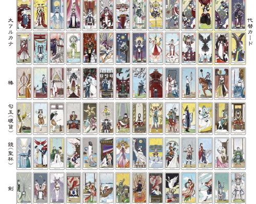 日本神話タロット 極 フルデッキ巾着版 イラスト ヤマモトナオキ 通販