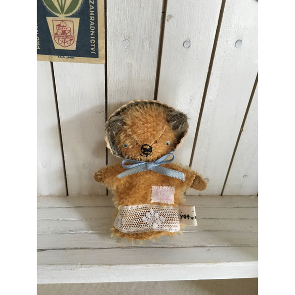 yofugetuさん　小さなテディベア yofugetuさん 小さなテディベア yofugetu 24cmくまさん mini album付き